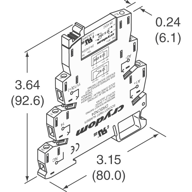 DRA-CN240A05 Sensata-Crydom  Relè a stato solido